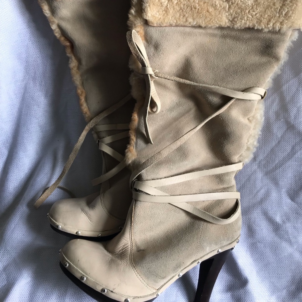 Michael Kors suede boots